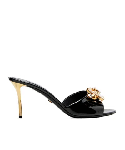 Dolce & Gabbana Elegant High-heeled Sandals In Black