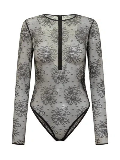 Dolce & Gabbana Elegant Lace Bodysuit - Mini In Black