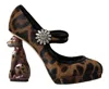 Dolce & Gabbana Elegant Leopard Heel Pumps For Chic Women's Sophistication