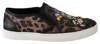 Dolce & Gabbana Elegant Leopard Print Loafers For Sophisticated Style