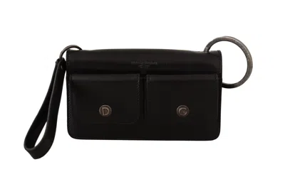 Dolce & Gabbana Elegant Mini Leather Wallet In Timeless Black