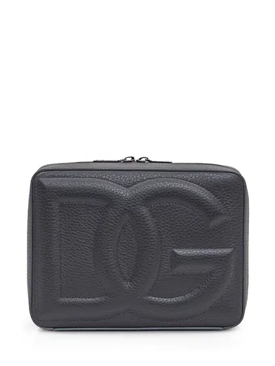 Dolce & Gabbana Elegant Mini Shoulder Bag In Gray