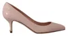 Dolce & Gabbana Elegant Patent Leather Heels In Pink