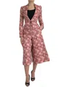 DOLCE & GABBANA ELEGANT PINK SLIM FIT TWO-PIECE SUIT