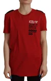 Dolce & Gabbana Red Amor Vincit Omnia Crewneck T-shirt