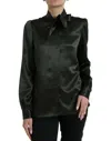 DOLCE & GABBANA ELEGANT SILK ASCOT COLLAR BLOUSE