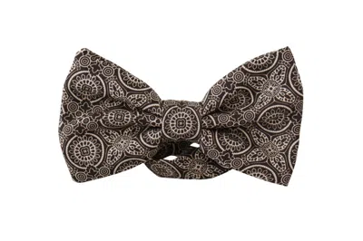 Dolce & Gabbana Silk Paisley-print Bow Tie In Multi