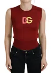 Dolce & Gabbana Dg Logo Two-tone Crewneck Top