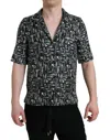 Dolce & Gabbana Elegant Silk Polo T-shirt With Trumpet Print