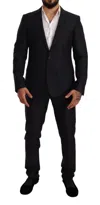 Dolce & Gabbana Elegant Slim Fit Jacquard Suit In Men's In Blue