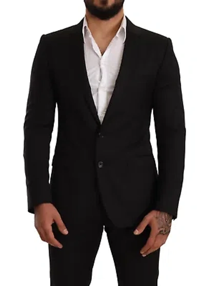 Pre-owned Dolce & Gabbana Elegant Slim Fit Martini Two-piece Suit