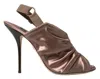 Dolce & Gabbana Satin Slingbacks With Corset-style Fastening