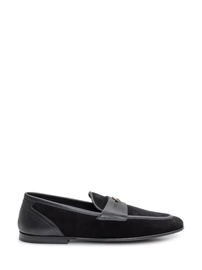 Dolce & Gabbana Elegant Slipper With Buckle In Black