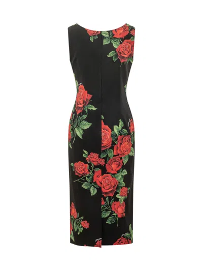 Dolce & Gabbana Elegant Suit Ensemble In Rose Rosse Fdo Nero