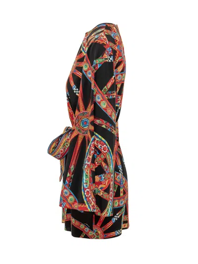 Dolce & Gabbana Elegant Suit Ensemble In Ruote Carretto Fdo Nero