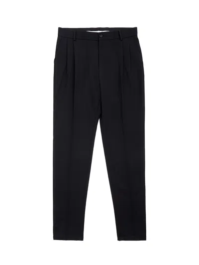 Dolce & Gabbana Elegant Trousers With Pinces  In Nero