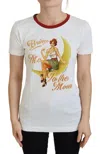 Dolce & Gabbana Bring Me To The Moon Print T-shirt In White