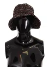 Dolce & Gabbana Elegant Woven Multicolor Bucket Women's Hat In Brown