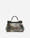 Dolce & Gabbana Elongated Medium Sicily Handbag In Blue