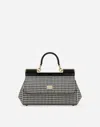 Dolce & Gabbana Elongated Medium Sicily Handbag In Multicolor