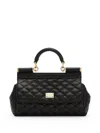 Dolce & Gabbana Borsa A Tracolla Elongated Sicily In Black
