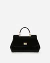 Dolce & Gabbana Elongated Sicily Handbag In Black
