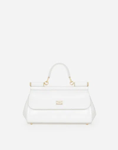 Dolce & Gabbana Elongated Sicily Handbag In White