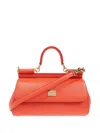 Dolce & Gabbana Elongated Sicily Handbag In Orange