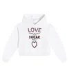 Dolce & Gabbana Embellished Cotton Hoodie In White
