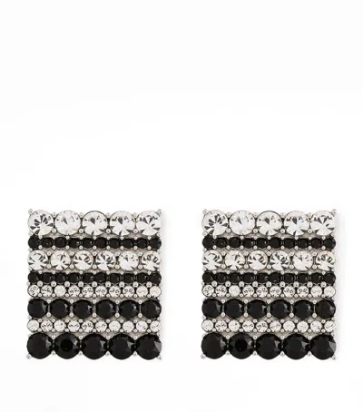 Dolce & Gabbana Embellished Cufflinks In Metallic