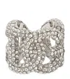 Dolce & Gabbana Embellished Dg Millennials Logo Ring