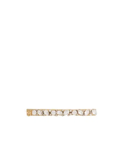 Dolce & Gabbana Dolce  Gabbana Embellished Hair Clip In Gold