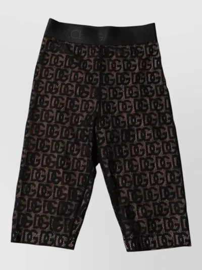 Dolce & Gabbana Embellished High Waist Brief Logo Underwear In Multi