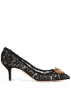 Dolce & Gabbana Women's Lace Pumps In Black