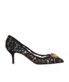 Dolce & Gabbana Women's Lace Pumps In Black