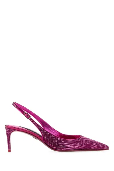 Dolce & Gabbana Embellished Satin Lollo Pumps
