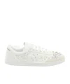 Dolce & Gabbana Sneakers Embellished With Rhinestones In White