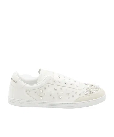DOLCE & GABBANA DOLCE  GABBANA EMBELLISHED SNEAKERS