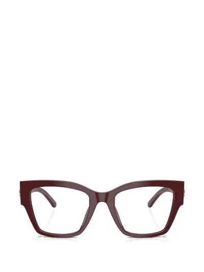 Dolce & Gabbana Embellished Square-frame Glasses In Brown
