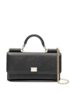 Dolce & Gabbana Embossed Clutch In Black