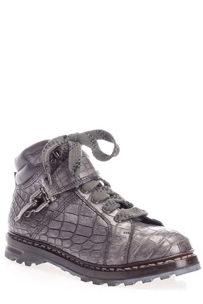 Dolce & Gabbana Embossed Lace In Grey