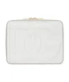 Dolce & Gabbana Medium Logo Camera Bag In Calf Leather In White