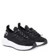 Dolce & Gabbana Mesh Lace-up Sneakers In Black
