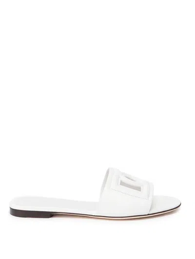 DOLCE & GABBANA SANDALIAS - BLANCO