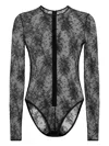 Dolce & Gabbana Embroidered Bodysuit In Animal Print