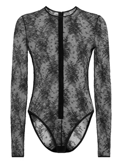 DOLCE & GABBANA DOLCE & GABBANA EMBROIDERED BODYSUIT