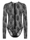 Dolce & Gabbana Chantilly Lace Bodysuit In Multi