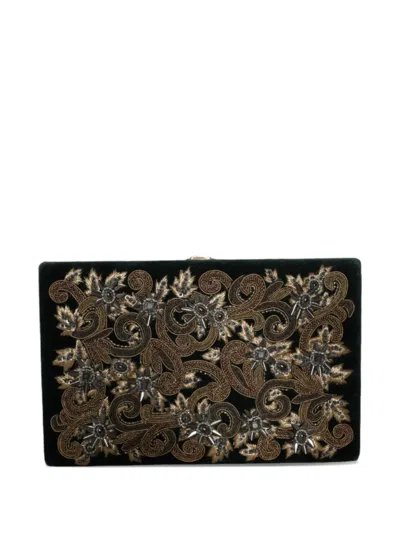 Dolce & Gabbana Embroidered Clutch Bags In Multi
