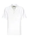 Dolce & Gabbana Embroidered Cuban Collar Linen Shirt