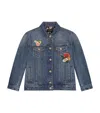 Dolce & Gabbana Floral-embroidered Denim Jacket